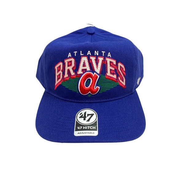 ‘47 Brand Other - Atlanta Braves Cooperstown '47 Hitch Snapback Hat Royal Blue Adjustable New